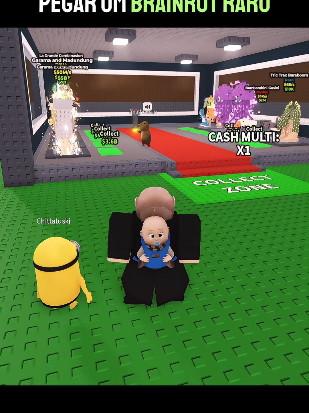 roubei o brainhot do @pianistadoroblox com @chittatuski #meumalvadofavorito #minions #humor