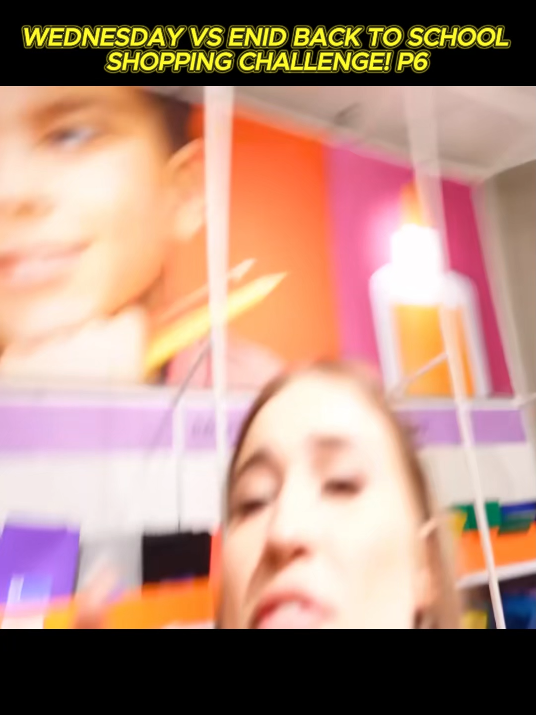 WEDNESDAY VS ENID BACK TO SCHOOL SHOPPING CHALLENGE! P6#thebesties #challenge #fyp