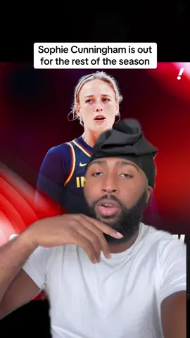 Sophie Cunningham diagnosed with torn right MCL #WNBA #wbb #sophiecunningham #indianafever #caitlinclark 