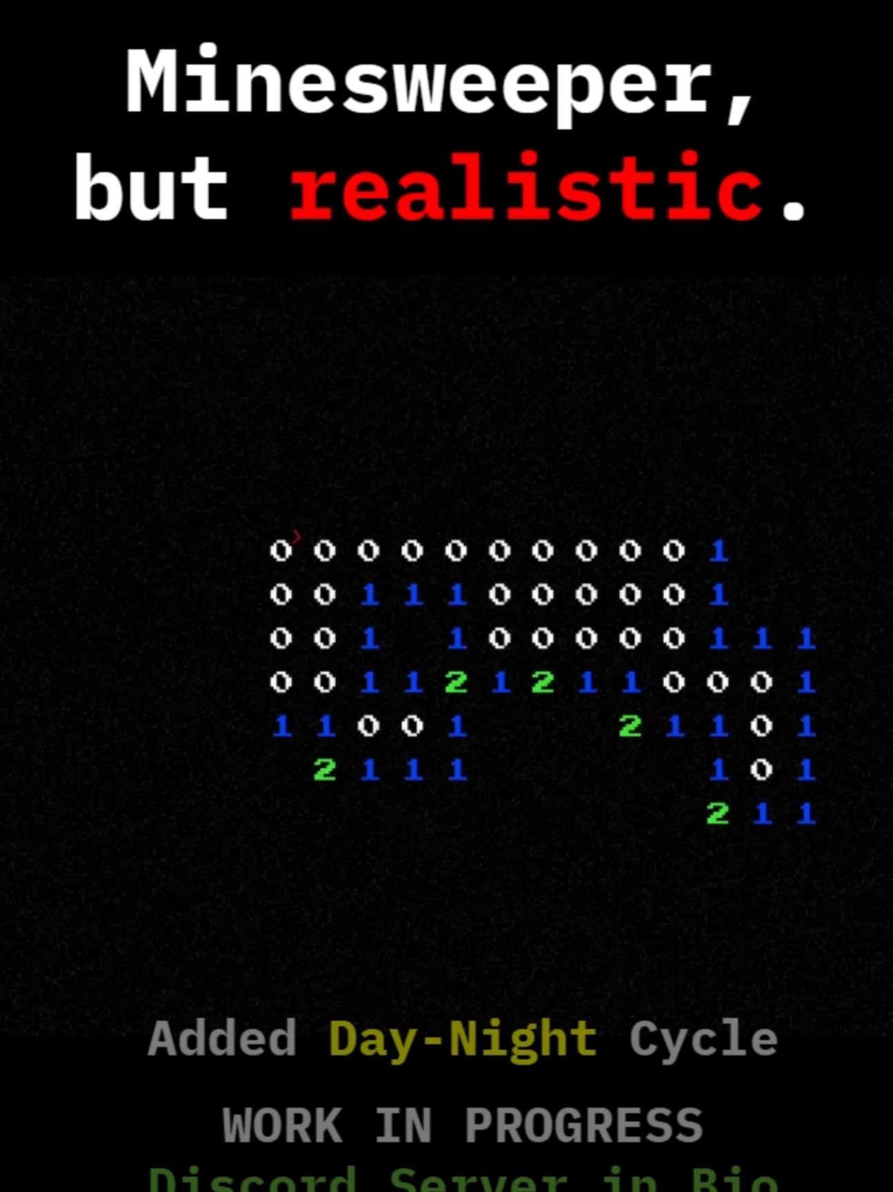 Minesweeper, but more realistic and gritty. Added night time to make it more difficult. #robloxviral #gaming #robloxgames #robloxstudio #coding #scripting #fps #videoviral #horrorgame #part4 #scary
