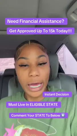 Comment Your STATE To See If Your State Is Eligible To Apply #quickfunds #funding #billshelp #emergencyfunds #strugglingmom #carnotedue #insurancehelp #hardshipfunds #travelfunds #billhelp #foryou #helpme #utilityhelp #carnotedue 