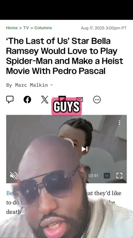 This is a test I know some people are gonna fail. #greenscreen #fyp #filmtok #bellaramsey #mcu 