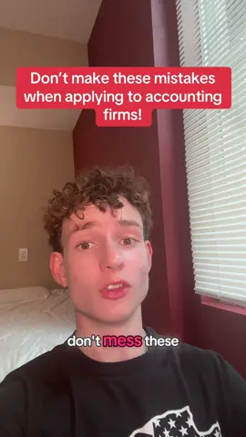 Don’t mess these things up when applying to accounting internships! #accountingrecruiting #accountingstudents #accountinginternship #accounting #accountingstudent 