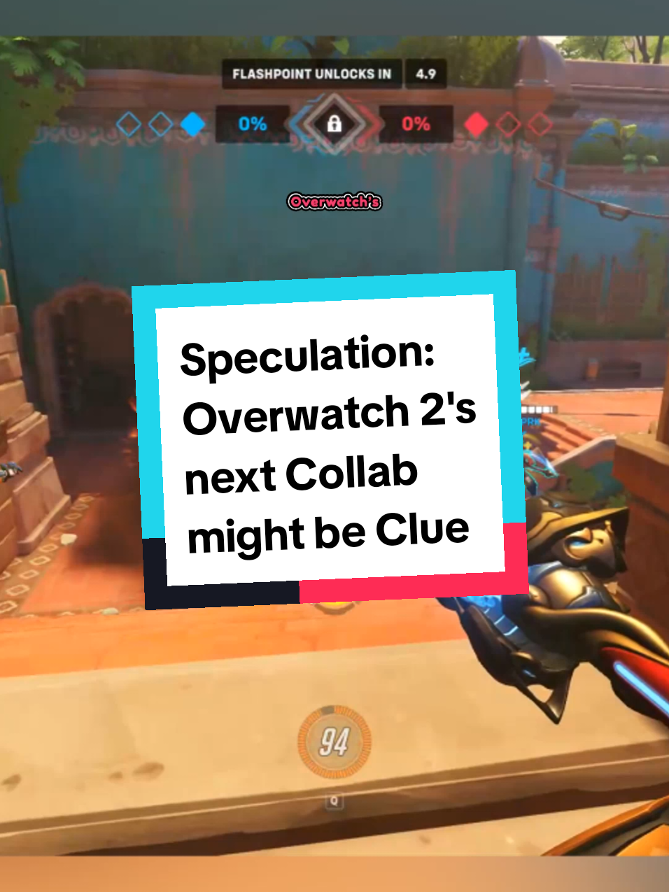 Overwatch might've hinted their next collab! #overwatch #ow2 #overwatchclips #overwatchtiktok #overwatchcollab 