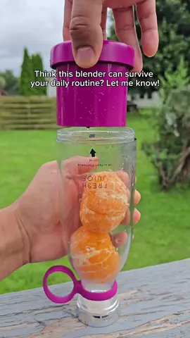 Smooth, powerful & on-the-go! 🥭💧 Blend your favorite fruits anytime, anywhere with this stylish portable mini blender 🍊✨ Perfect for creamy smoothies, protein shakes & fresh juices in seconds 🚀 #MiniBlender #PortableBlender #SmoothieMaker #FreshJuice #HealthyLifestyle 