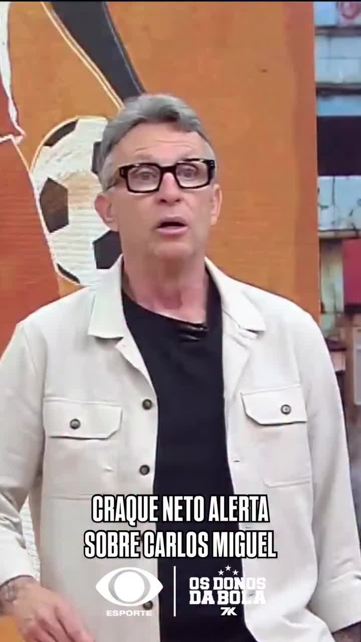 Na visão do Craque Neto, ao trazer Carlos Miguel, o Palmeiras “contratou um problema”!