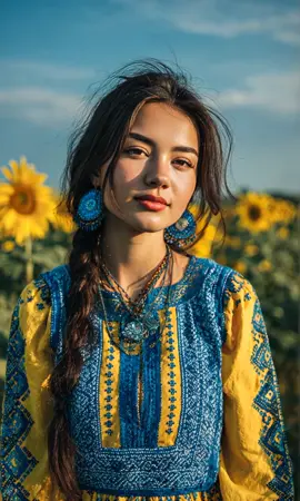 Братан звідки Вона #соняшники🌻🌻🌻🌻 #соняшник #українка #синьожовтий #етностиль 