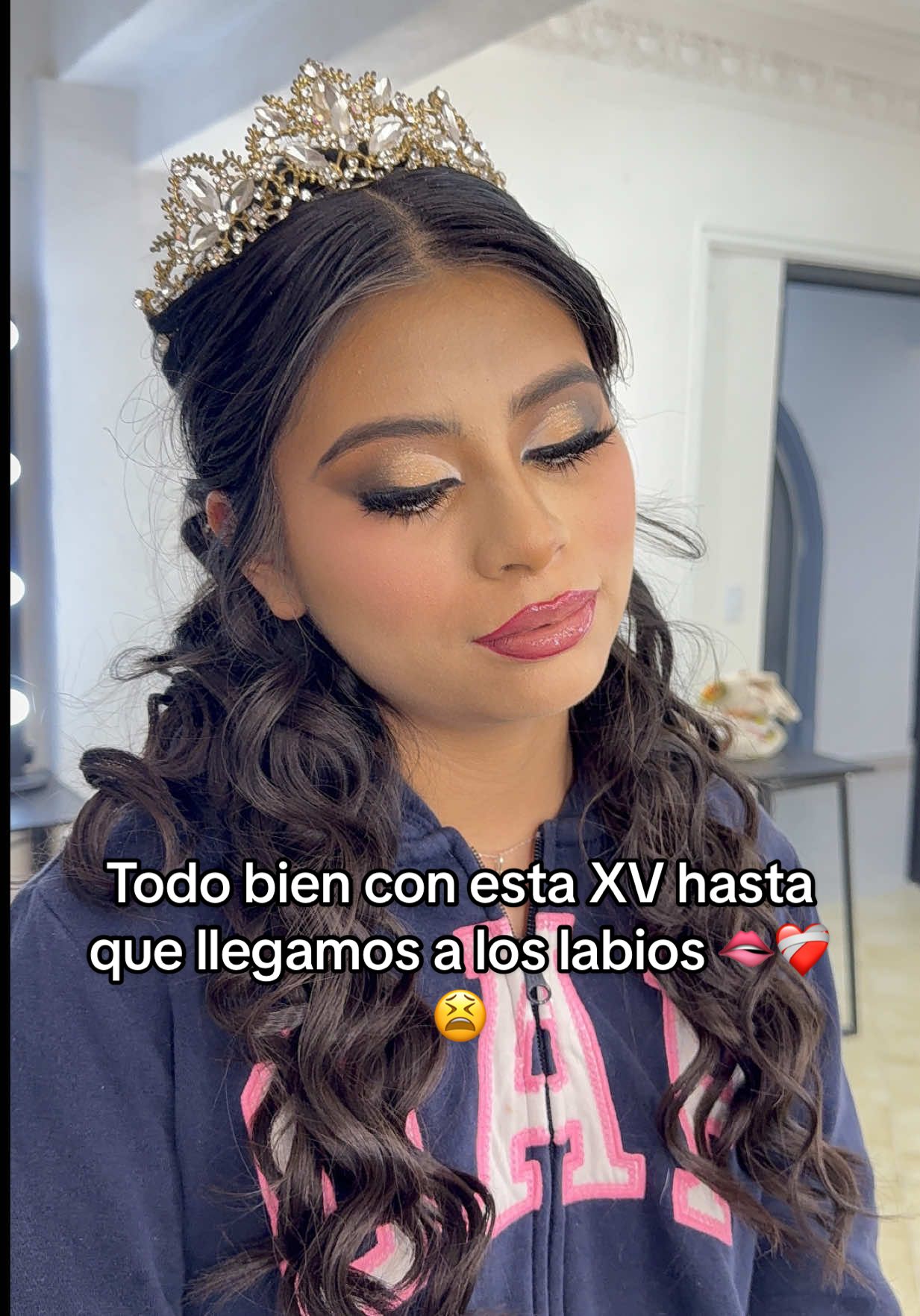 Al final las risas no faltaron, y le encantó jaja ❤️‍🩹🎀 #maquillajecdmx #maquillaje #maquillistaprofesional #maquillajexv #maquillistacdmx 