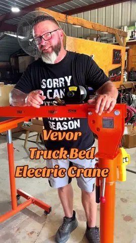 Vevor Electric Truck Crane #vevor #crane #truckcrane #toolsofthetrade #bluecollar 