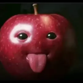 Apple so tuff 🍎#fruit #fyp #mogged #fruiteatingfruit #aifruit 