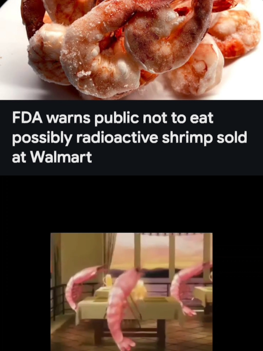 Radioactive Shrimp ☢️🍤🦐 #radioactive #imaginedragons #meme #viral #shrimp 
