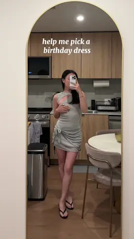 help me pick a bday dress for my Vegas trip 😗 @Tiger Mist @ASTA RESORT #dress #bdaydress #goingoutdress #vegas #grwm 