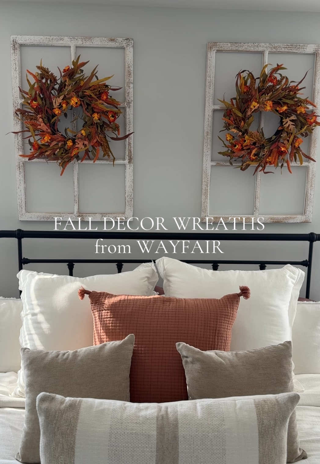 I absolutely love these fall decor wreaths from @Wayfair  • • #falldecor #wreaths #fallwreath #wayfair #wayfairfinds 