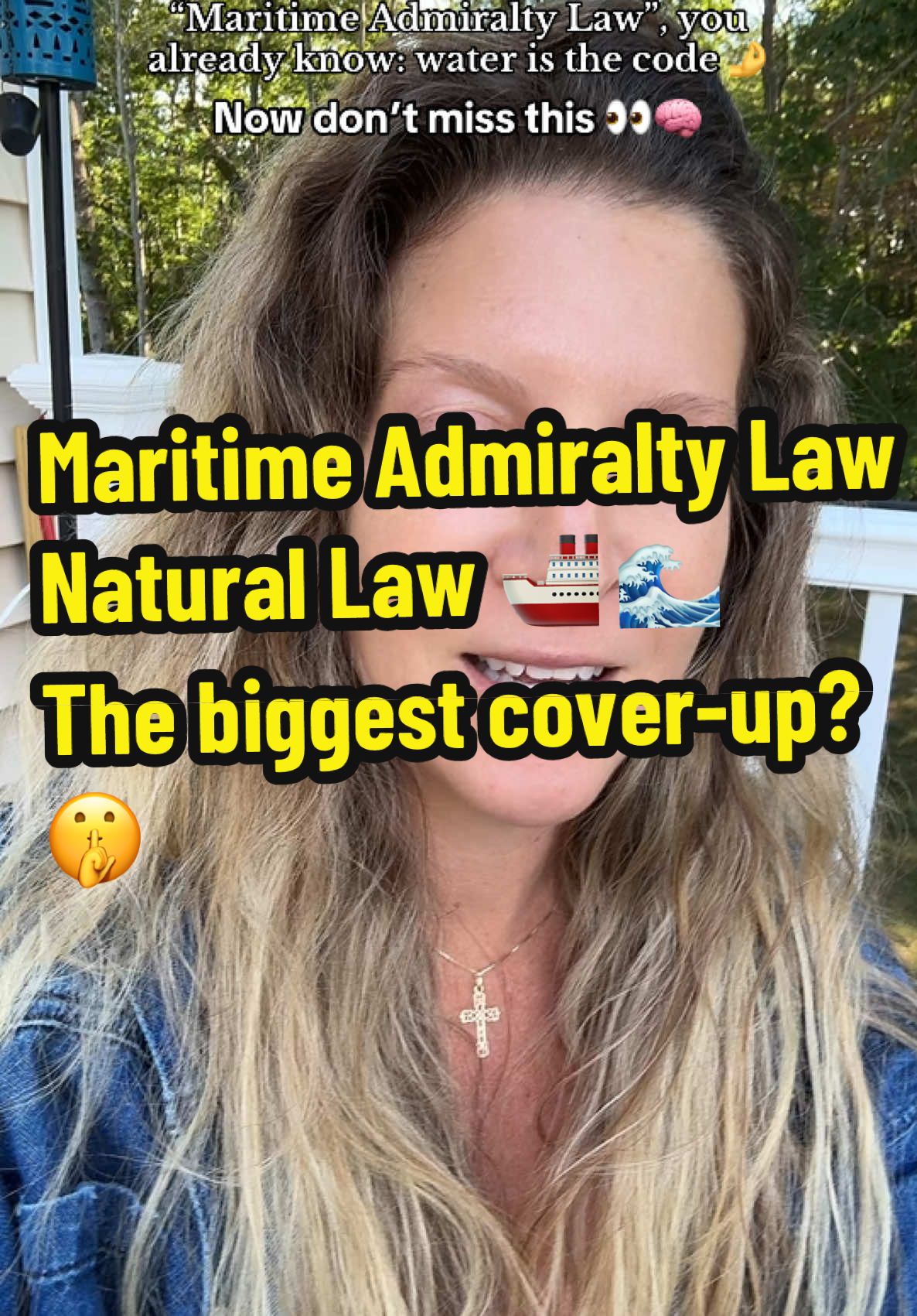 Water = Control. Here’s what they don’t tell you. 🌊🤫 #maritimeadmiraltylaw #naturallaw #sovereignty #sovereigncitizen 