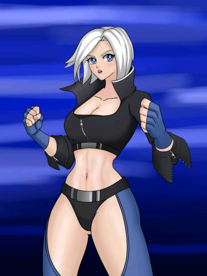 #angel#thekingoffighters #historia la historia de angel de the king of fighters