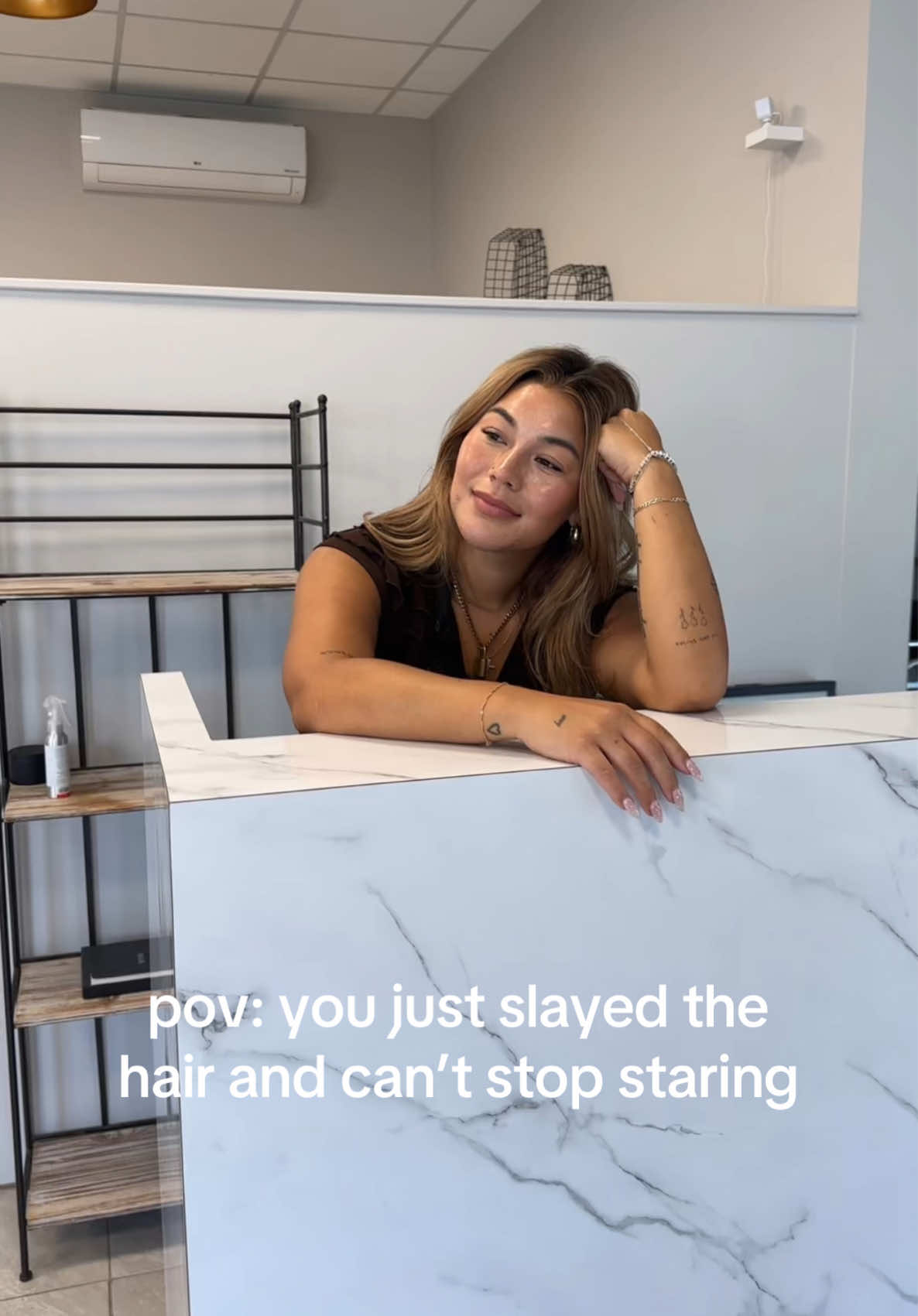 how long can I stare until this gets creepy? #hairstylist #providence #fyp #relateble #hairstylisthumor 