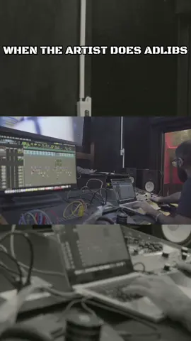When the artist is ready for adlibs #adlibs #bts #recordingengineer #studio #fyp @savv4x 