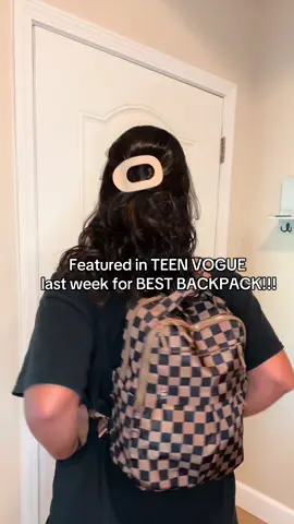 Best mini backpack!! Featured in teen vogue and super viral for its excellent quality and how much you can fit in here! Light weight, machine washable, water repellent, and the list of pros goes on and on! Great for mom bags or taking to the theme parks. This mini backpack is a MUST for anyone. Also unisex and makes a great gift for holidays coming soon! #holidayshopping #backtoschoolshopping #mombag #diaperbag #teenvogue 