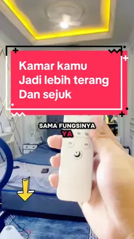 Buat kamar kalian jadi terang dan sejuk tanpa AC #creatorsearchinsights #lampukipasangin #promomakanmerdeka 