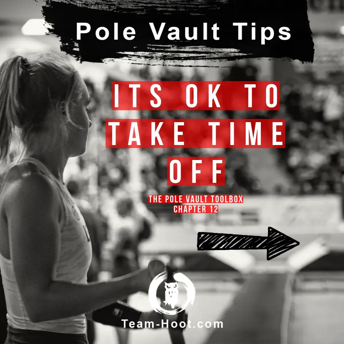Some of you will finish your season and want to get right back to work with training. Then there are some who will be thankful that the season is over and welcome a mental and physical break from the sport. Both are exactly the right answer! I understand both sides. In high school and college, I couldn't get enough of the sport. I'd finish the season and keep training through the summer, and I loved it. I jumped higher, and life was good! But a shift happened when I was doing the pro thing. The international travel, training alone, and eating pole vault 24/7 got to be a lot where I looked forward to a different meal besides pole vaulting. When I took some time off, I came back to the sport refreshed and excited to play pole vault again.  If I'm being honest with you, the first few pro years, even though I didn't want to eat pole vault for dinner anymore, I kept forcing it down. It made me resent the sport, I was injured a lot and always in a horrible mood.  It works in the same way when your parents force you to eat cauliflower. It only makes you hate it more. (I still hate cauliflower. All I'm trying to say is listen to your body and mind in the same way you listen to it when it needs water.  If your gut is telling you to take a break from the sport, take a break! If your gut is telling you to get after it, get after it! There is no right or wrong answer. Do what makes you happy! If you're in ( get after it)mode, my book and  3 month training plans will get you rollin'! Team-Hoot.com  #teamhoot #polevault #trackandfield #vault #polevaulting      . 