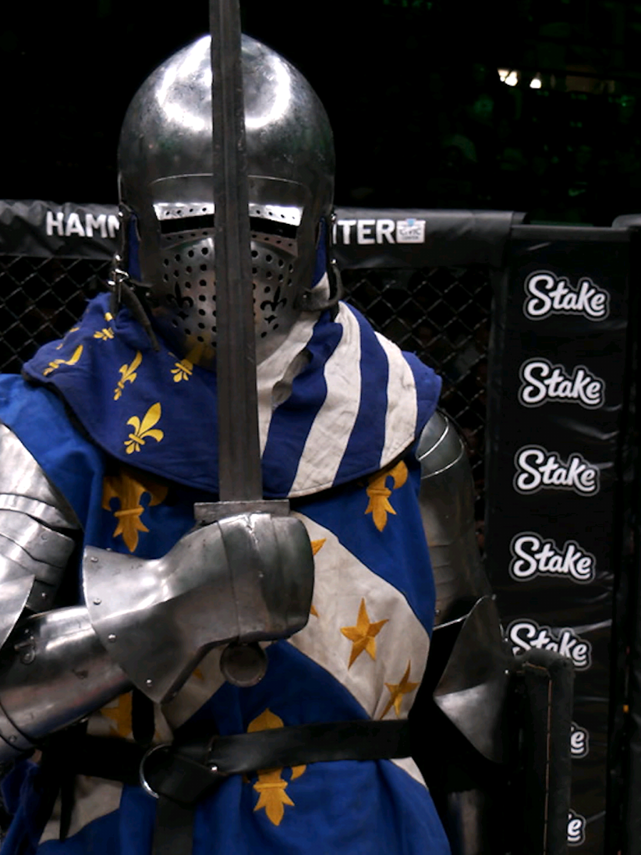 Bet you've never seen anything like this! ARMORED MMA x STAKE Use Code: ArmoredMMA when you log onto stake.com  ... .. . #medievalcagefighting #stake #fight #knights #armor 