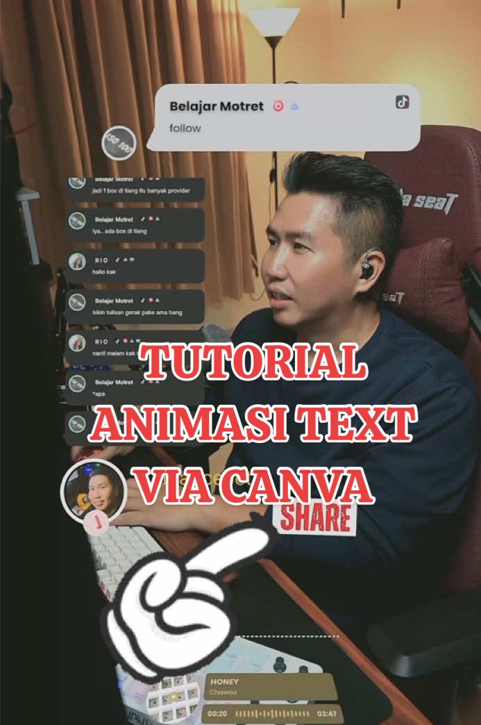 Seringkali bingung lihat ada animasi tulisan pada room livestream, bagaimana sih caranya?  Ternyata cukup sederhana, cukup tonton VT ini sampai akhir dijamin langsung jago 🤙🏻  #tutorialcanva #tutorialobs #obssetup #obs #pcsetup 