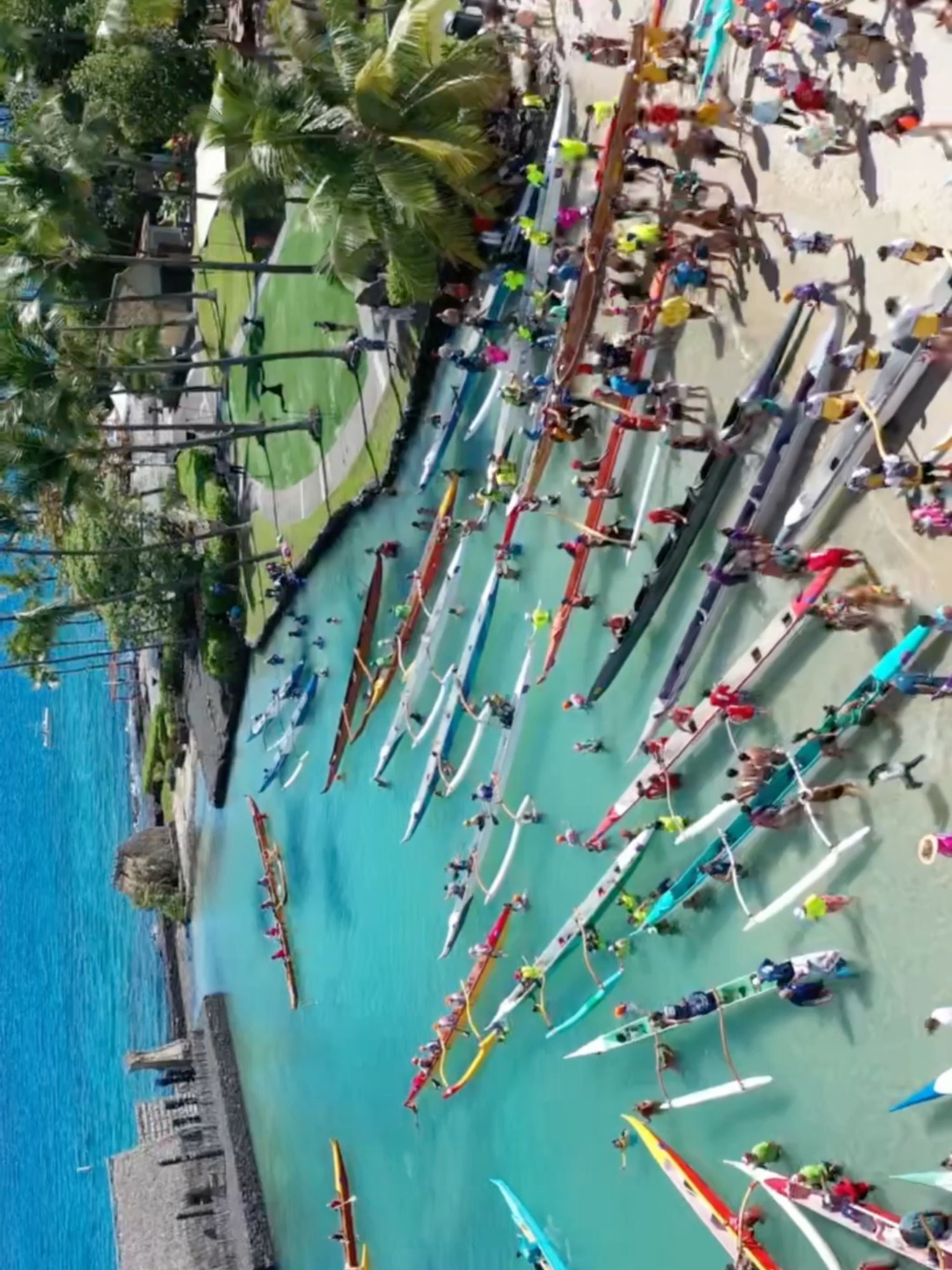 The energy in Kona is undeniable as the Queen Liliʻuokalani Canoe Race fills the bay with strength, spirit, and aloha every year. Our hotel is honored to stand in the heart of it all — surrounded by the mana of the paddlers and the legacy of Queen Liliʻuokalani, who continues to inspire generations. E hoʻomaikaʻi kākou i ka Mōʻī wahine o Hawaiʻi — let us honor our Queen.#hawaii #hawaiitiktok