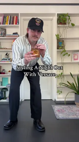 A little spritz to keep the night fresh. Be sure to check out the newVersace Eros Najim available now at @sephora @Kohl’s #VersaceFragrances #VersaceErosNajim #AD #mensfashion #outfitinspo 
