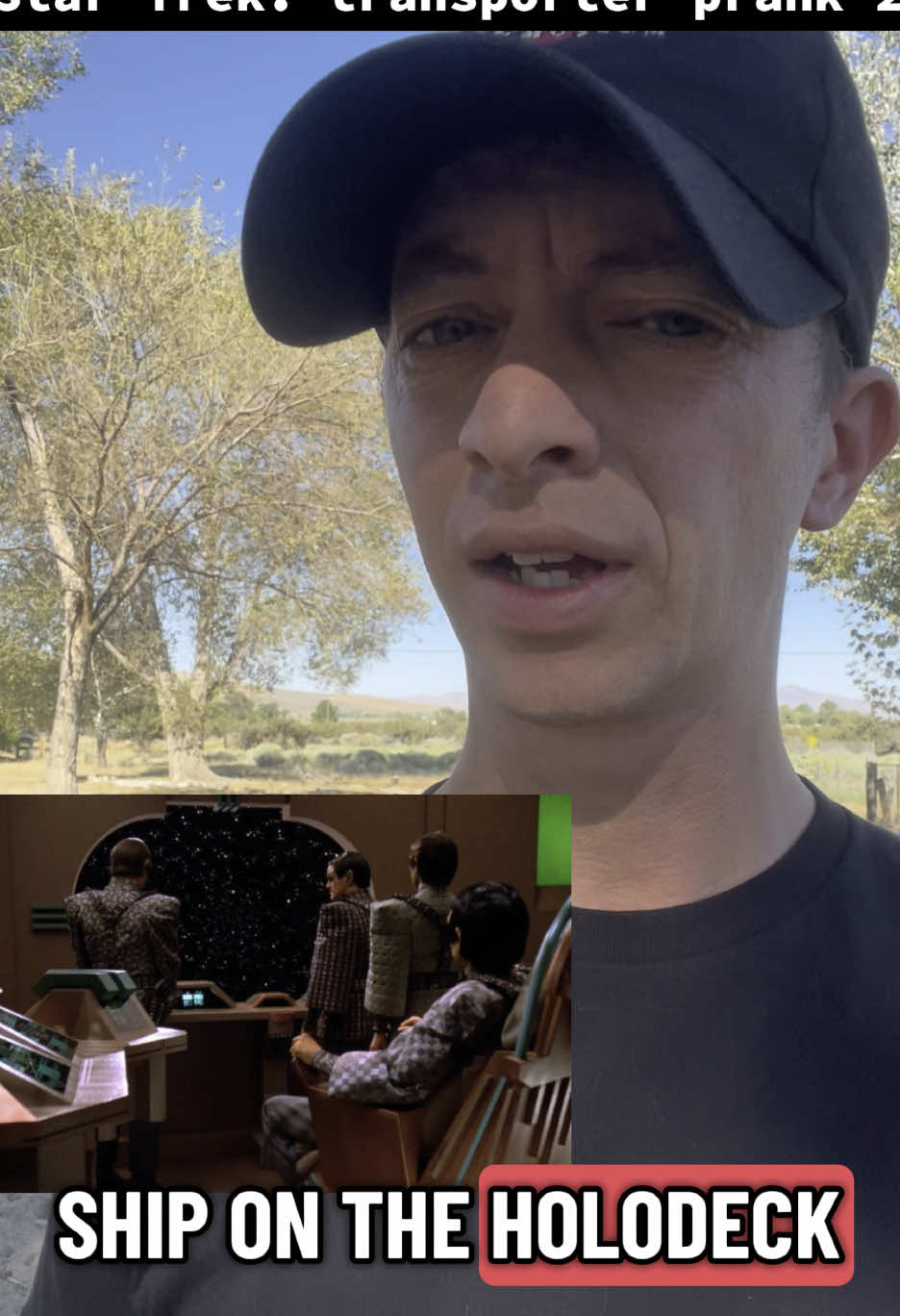 Star Trek: transporter prank 2 #scifi #trekkie #startrek #trektok #startrekthenextgeneration 
