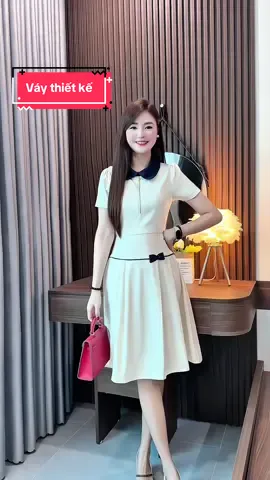 Váy thiết kế xinh diện đi làm, đi chơi quá đẹp ❤️ #vayxinh #vaythietke #vayditiec #beminestudio #Dungonha 