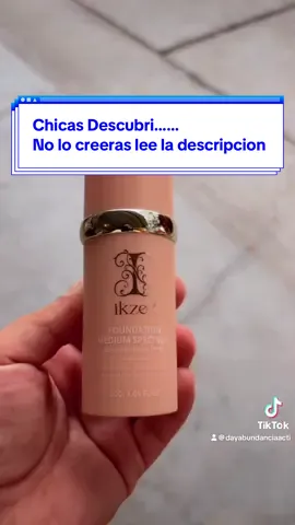 Chicas, descubrí Base + protector solar en 1 solo producto. La IKZEE Foundation Medium Spectrum SPF 50 hidrata la piel, cubre imperfecciones y se adapta automáticamente a tu tono. Acabado natural, ligero y radiante. Ideal para uso diario. ✨ 30g – cobertura ligera a media – con tecnología autoajustable.Si eres de las que no les gusta maquillarse tanto pero igual quieres verte bien y protegida, este productito te va a encantar 💕 ¿Lo probarías? 👀👇#skincarerutina #baseconprotectorsolar #spf50 #ikzee 