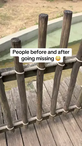 People Before And After Going Missing 😳 #fyp #scary #interesting 