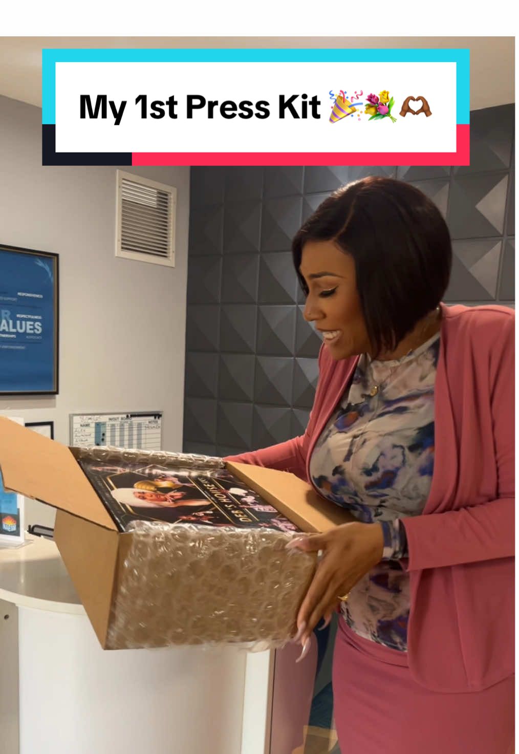 SUPER EXCITED to receive my 1st press package. 📦 🎉 Make sure you tune in to Deb’s House season 2 premiering August 22nd on WeTV  @ALLBLK and AMC+ Thank you to my sister Chanel for including me.  #MonroesMoments #DebsHouse #Season2 #fypシ #fyp 