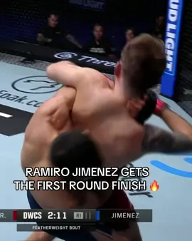 RAMIRO JIMENEZ WENT TO WORK 😳 #UFC #MMA #DWCS