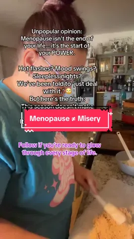 Not sure who needs to hear this but menopause doesn’t mean you stop glowing. 🌹 It’s not the end, sis — it’s the reset. And together, we’re gonna own it.  #HotFlashAndGlow #MenopauseSupport #HormoneHealth #GlowUpJourney