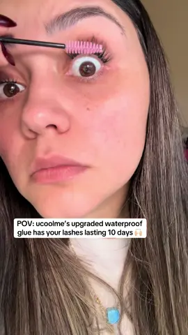 We didn’t even know we needed this waterproof lash upgrade. But ucoolme knows exactly what we need. #ucoolme #waterprooflashglue #lashglue #lashcluster 