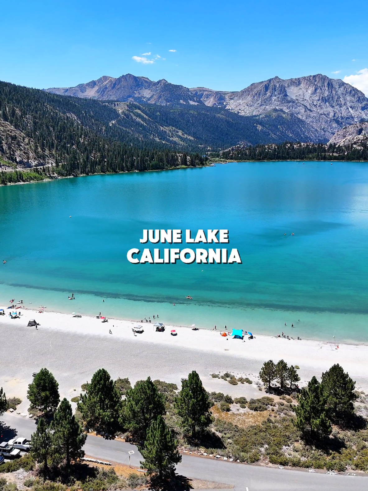 📍June Lake / Dirección: 1 Pine Cliff Rd, June Lake, CA 93529 #california #verano #junelake #soysabillon #camping 
