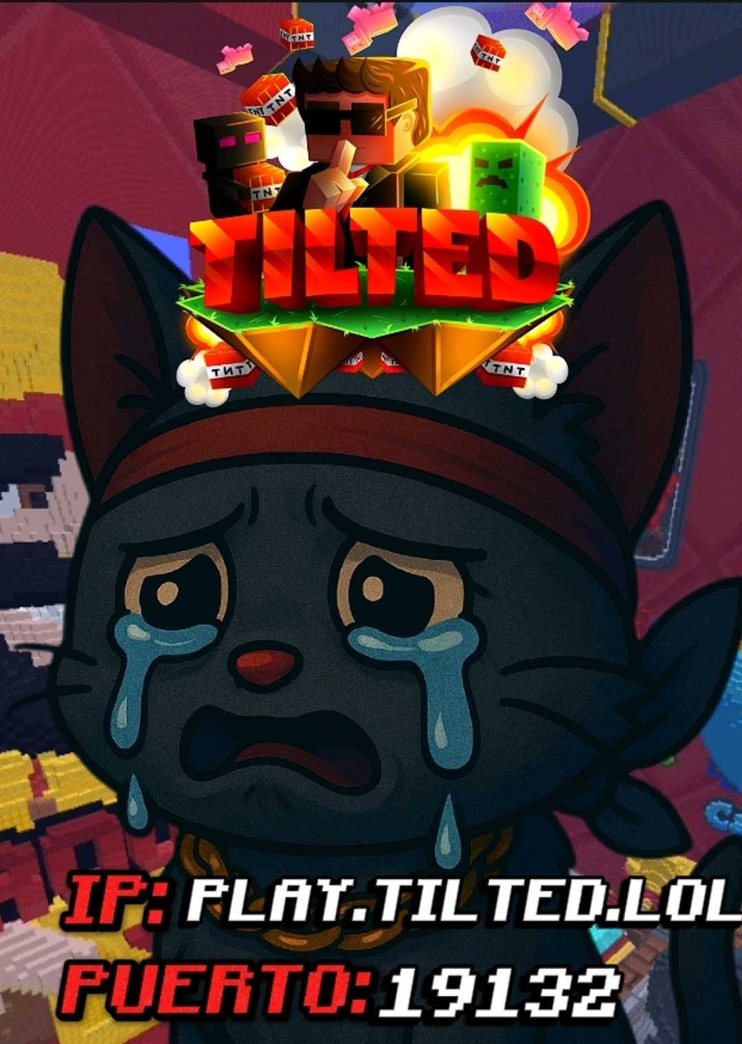 REGALANDO KITS de PAGA en TILTED #soysatux #tilted #Minecraft #boxpvp #parati 