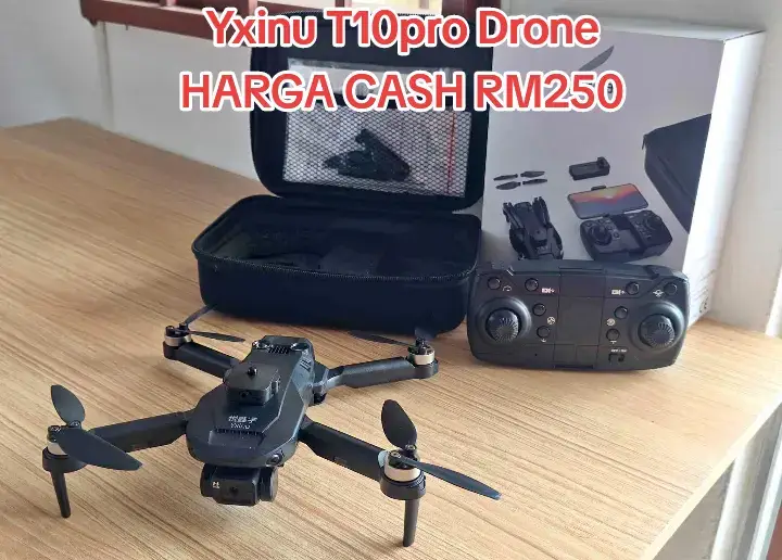 Yxinu T10pro Drone HARGA CASH RM250 𝘍𝘜𝘓𝘓 𝘚𝘌𝘛 + 𝘈𝘊𝘊𝘌𝘚𝘚𝘖𝘙𝘐𝘌𝘚 📌𝘉𝘈𝘙𝘈𝘕𝘎 𝘖𝘙𝘐𝘎𝘐𝘕𝘈𝘓  📌𝘐𝘛𝘌𝘔 𝘚𝘌𝘊𝘖𝘕𝘋 𝘏𝘈𝘕𝘋 📌𝘗𝘌𝘙𝘍𝘌𝘊𝘛 𝘊𝘖𝘕𝘋𝘐𝘛𝘐𝘖𝘕𝘚 📌𝘉𝘌𝘙𝘍𝘜𝘕𝘎𝘚𝘐 𝘕𝘖𝘙𝘔𝘈𝘓 📌𝘚𝘈𝘗𝘈 𝘊𝘌𝘗𝘈𝘛 𝘋𝘐𝘈 𝘋𝘈𝘗𝘈𝘛 #fypシtrusted #fypシ #fypシ゚malaysia💞_ #fypシ #fypシviral🖤 