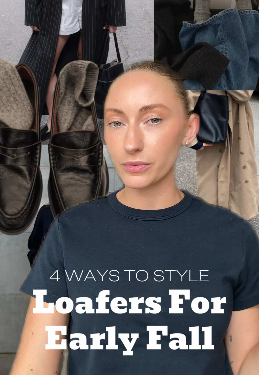 If you only buy one pair of shoes for early fall, make it loafers. Here are 4 ways to style them right now. #loafersoutfit #falloutfits #fallfashion #outfitinspo #styletips 