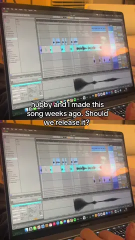 we love making silly music togedddr #makingmusic #couplegoals #newlymarried #fyp 