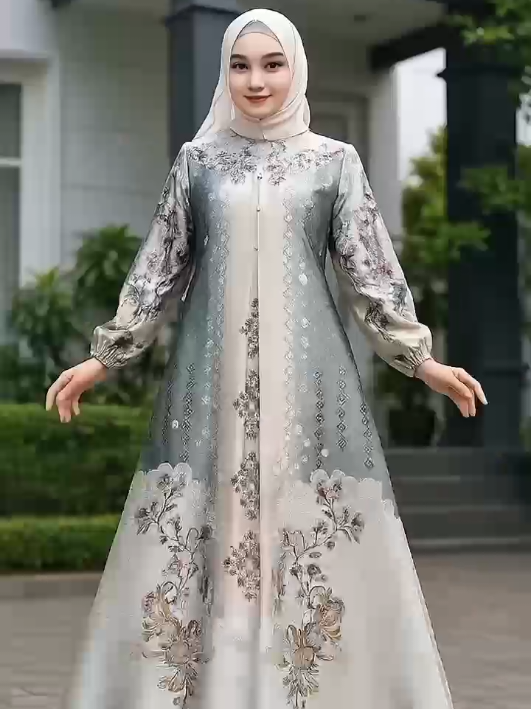 Mau tampil cantik, anggun, sekaligus berkelas? Dress gamis silk mewah ini jawabannya!  ✨💐 #dress #gamis #dressgamis #dresskondangan #gamiskondangan 