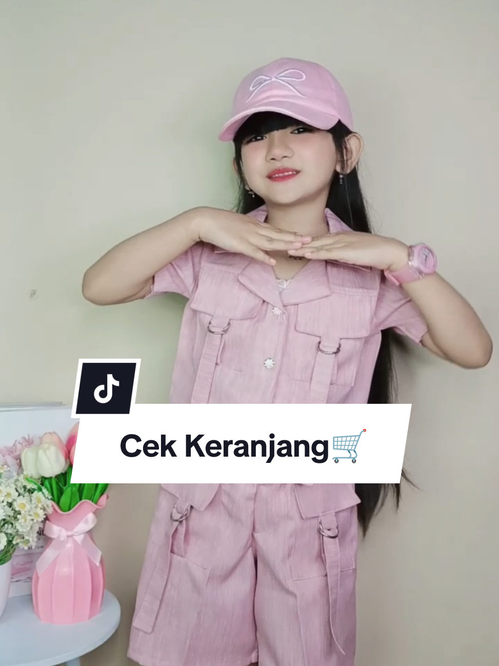 pinky gemas 🌸🩷🤏 Rekomendasi setelan anak ala