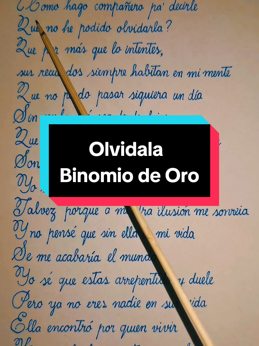 Olvidala - Binomio de Oro #olvidala #binomiodeoro #letras #colombia  #vallenato 