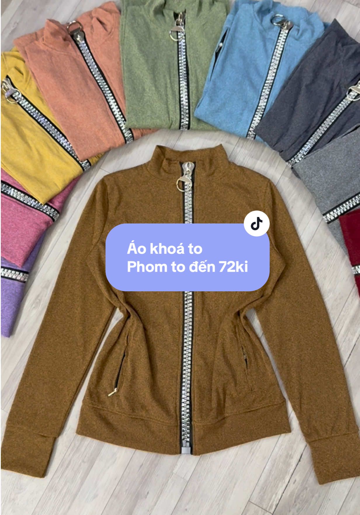 Áo khoá to phom to không nón cho 40-72ki ạ #xuhuongtiktok #aokhoac #aokhoacnu #aokhoacdep 