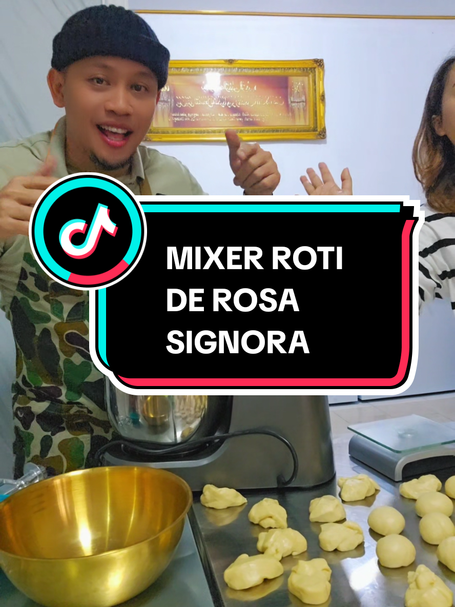 MIXER  DE ROSA SIGNORA bisa mengadon 1 kg tepung kering, sudah seperti planatary mixer lho, body kokoh gak besar tapi kapasitas besar #pakbose #mixerroti #mixersignora #signora @Aini Fortuna 