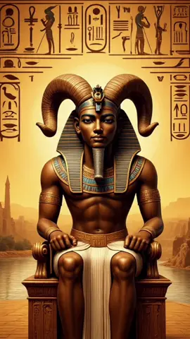 ( Khnum ) is an ancient Egyptian 🙏🏽 god 🙌🏽 primarily known as a creator deity and associated with fertility and the Nile River 🏞️. He is often depicted as a ram-headed 🐏 man or a man with a ram’s 🐏 head ( Khnum ) was believed to have created humans🧍‍♂️and other beings from clay on a potter’s wheel 🛞 imbuing them with life and blessing them with health ♥️ ( Khnum ) was a powerful creator god 🙌🏽 credited with molding the bodies of humans and other creatures from clay. He was also believed to have created the cosmic egg 🥚 from which the sun ☀️ emerged ( Khnum )was strongly associated with the Nile River 🏞️, particularly its source and the annual flooding 🌊 that brought fertility to the land 🌅 He was considered the guardian of the Nile’s 🏞️ first cataract #divineguidance #divine #divinemasculine #divinefeminineenergy🌸⭐️💫 #divinetiming⏳      🤯  🗣️ 👥 😈Demons Never Ascend 😈Don’t Neglect Your Ancestors 🙌🏽 Shalom ✌🏽♥️💡