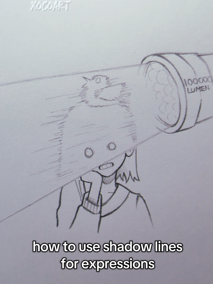 shadow lines are mostly used for comedic effect or to intensify an emotion, but  don't overdo it #drawing #sketch #arttips #fyp #animation 
