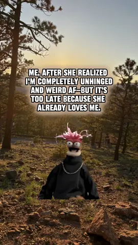 She knows what she signed up for. 🤣🤪 @Thisbrwneyedchick I love you, babe. 🤣🥰🩵💜 #unhinged #weird #crazyboyfriend 