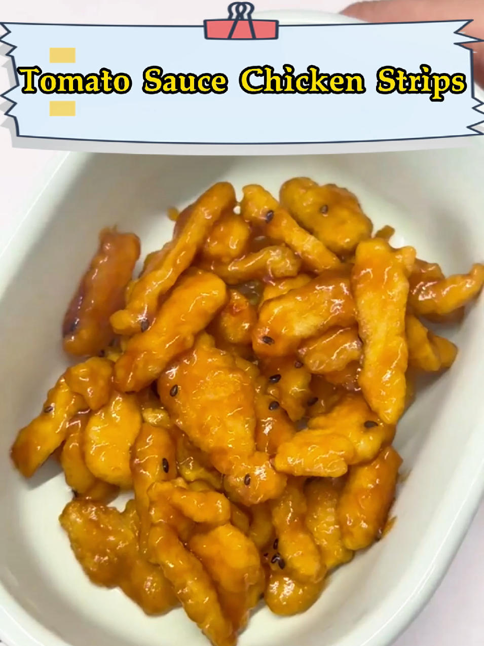 Sweet, tangy, and oh-so-tender 🍅✨ Baby-friendly tomato chicken strips that are perfect with rice! A quick and tasty meal little ones will love 💕👶 #BabyFoodIdeas #EasyBabyMeals #FamilyMeals #ToddlerFriendly #HomemadeBabyFood     